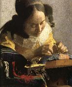 Jan Vermeer Details of The Lacemaker china oil painting reproduction